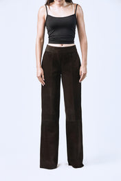 Pantalón Elena pretina Café Salvaje