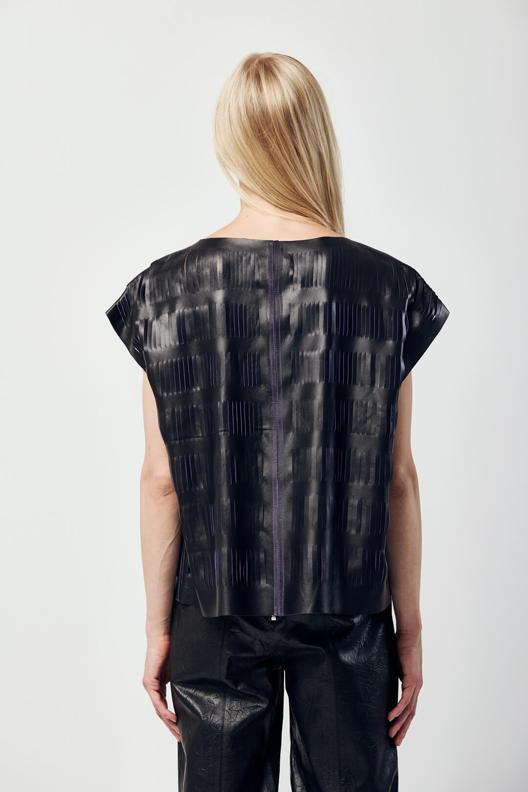Blusa Cortes Morado Gerel