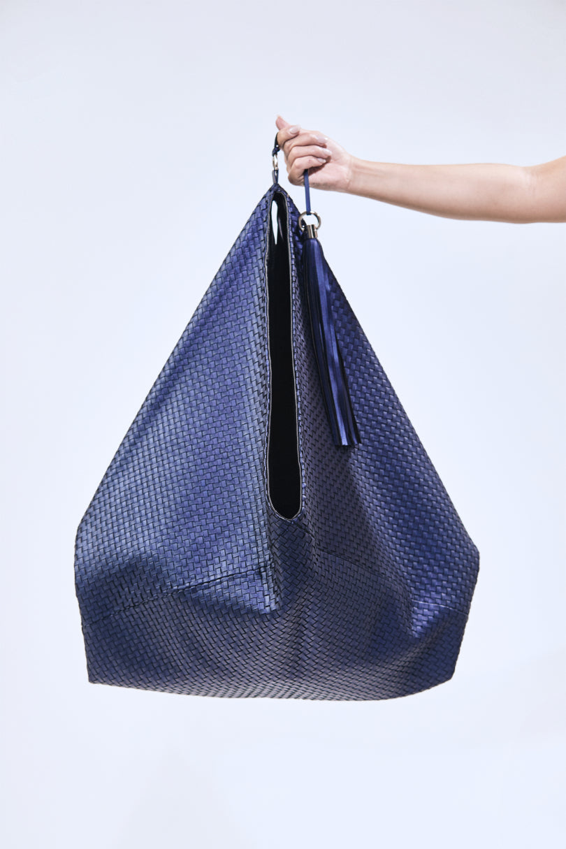 Bruno XL Azul Metálico Atrio Piel