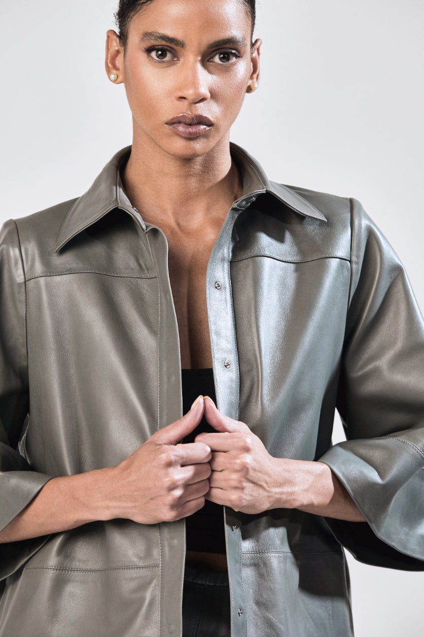 Camisola Angela Gris Atrio Piel