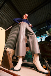 Pantalón Yolanda sin pretina Gris