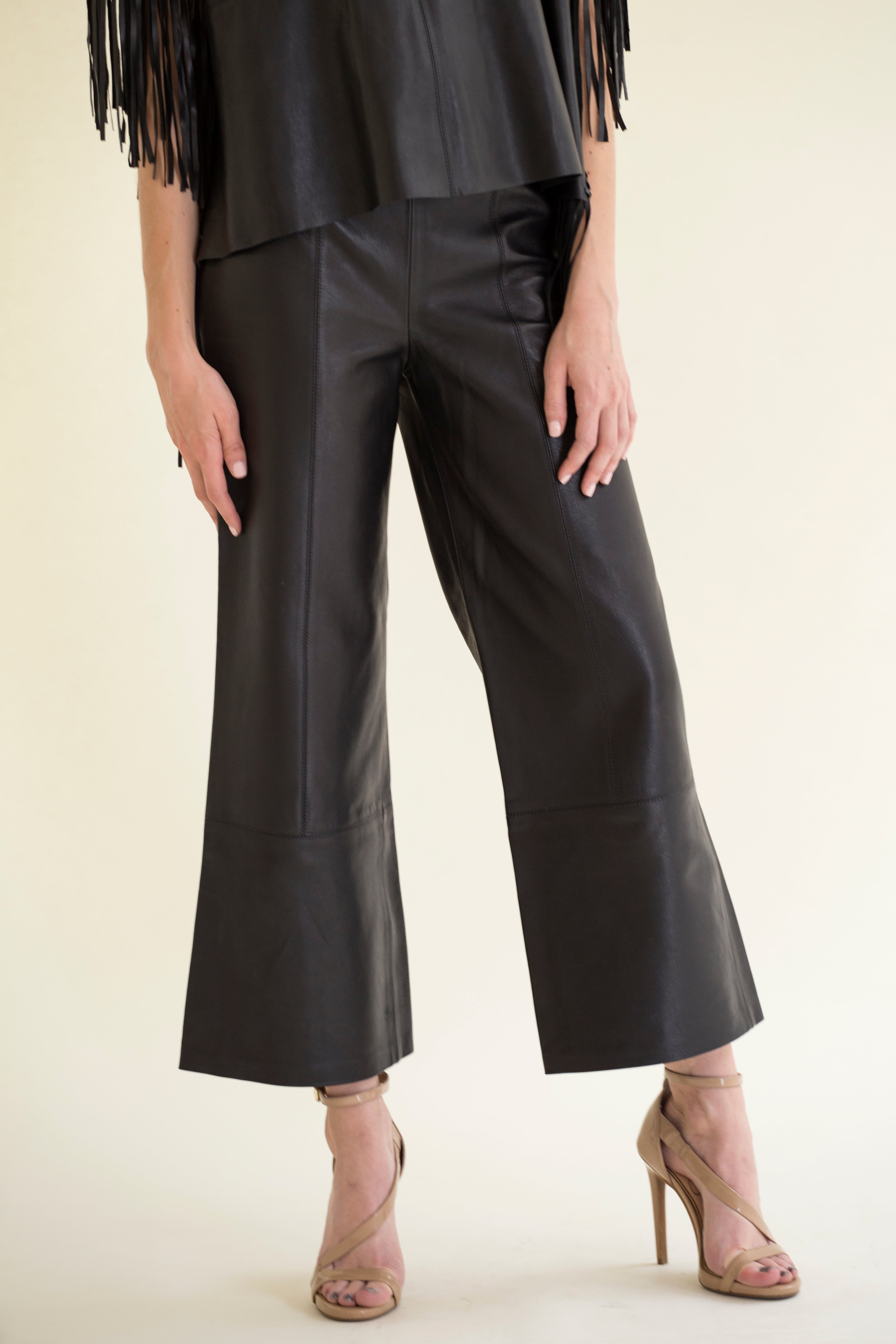 Pantalón Yolanda sin pretina Negro Mate