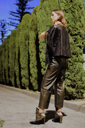 Pantalón Yolanda sin pretina Verde Olivo