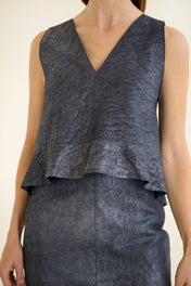 Blusa Piel Atrio Azul Simbiosis 2