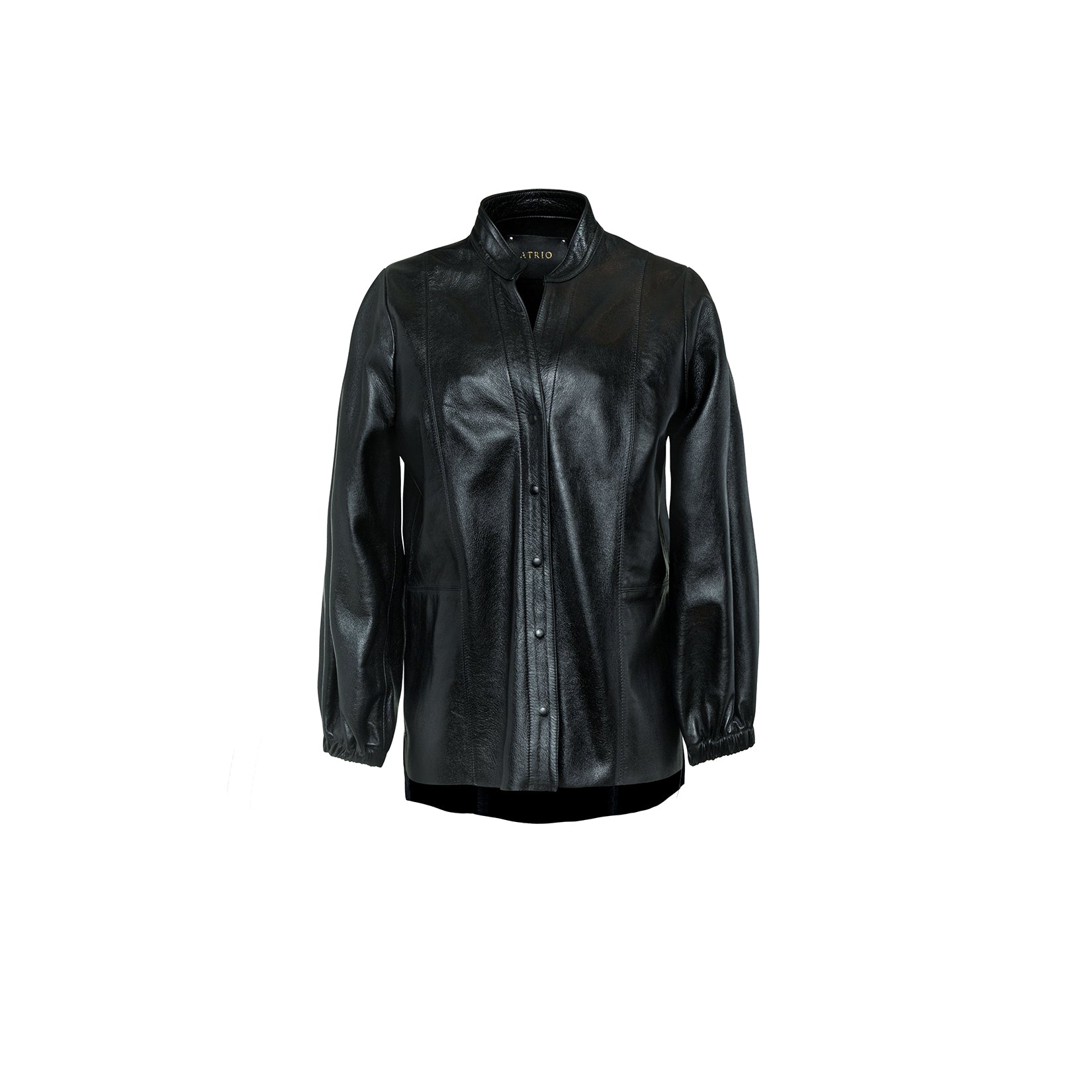 Blusa Pirata dos Mangas S, Negro Lustrado