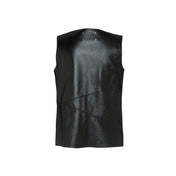 Blusa Seda Negro Mate
