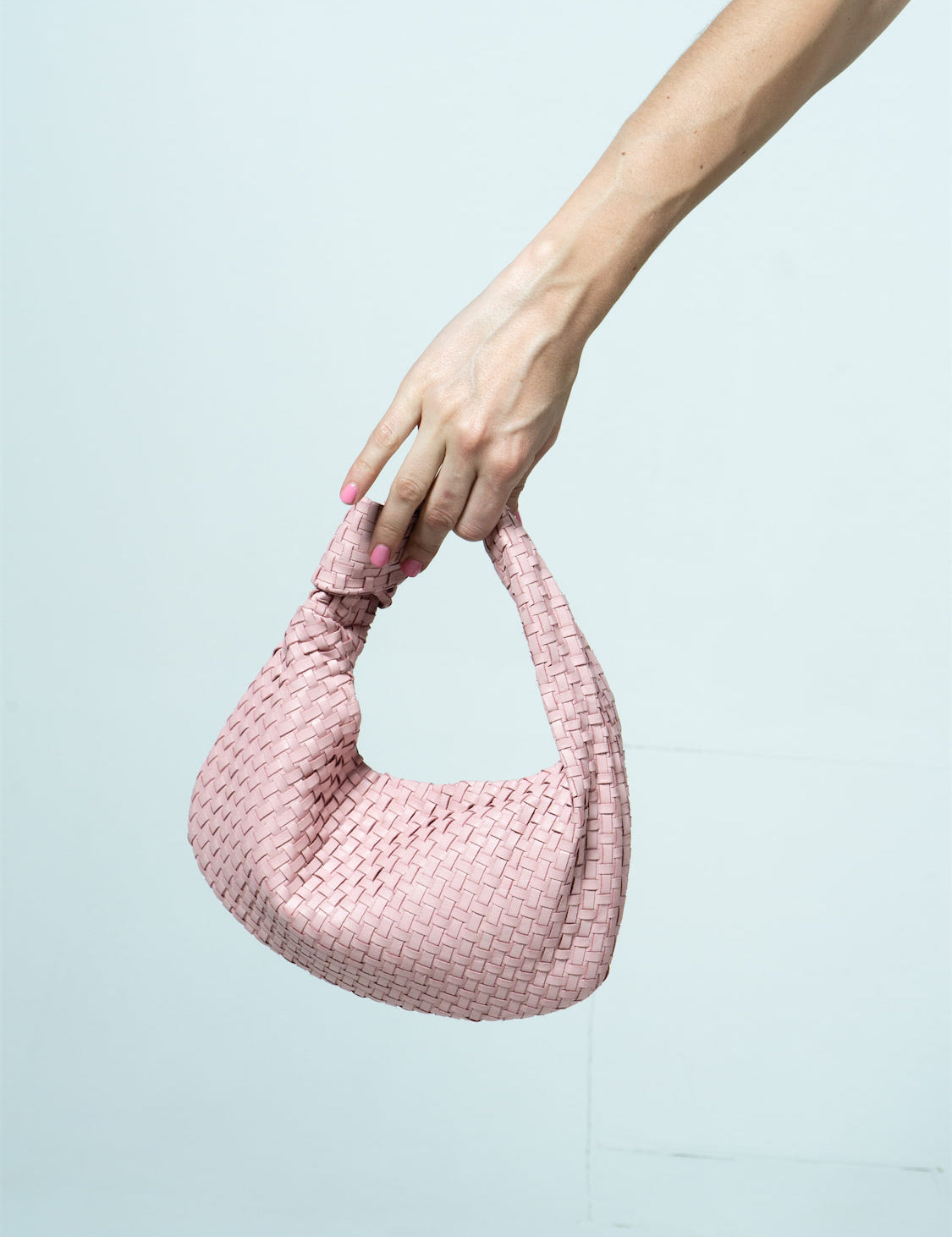 Bolsa Nudo Rosa Claro