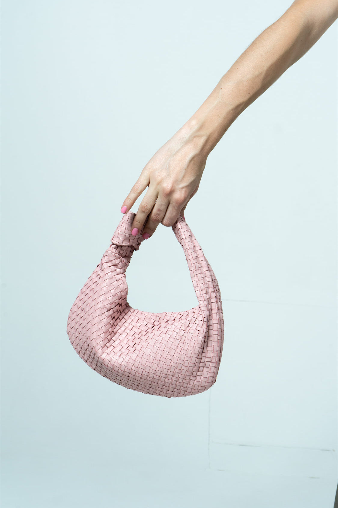 Bolsa Nudo Rosa Claro