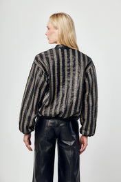 Olive Green Woven Bomber Jacket