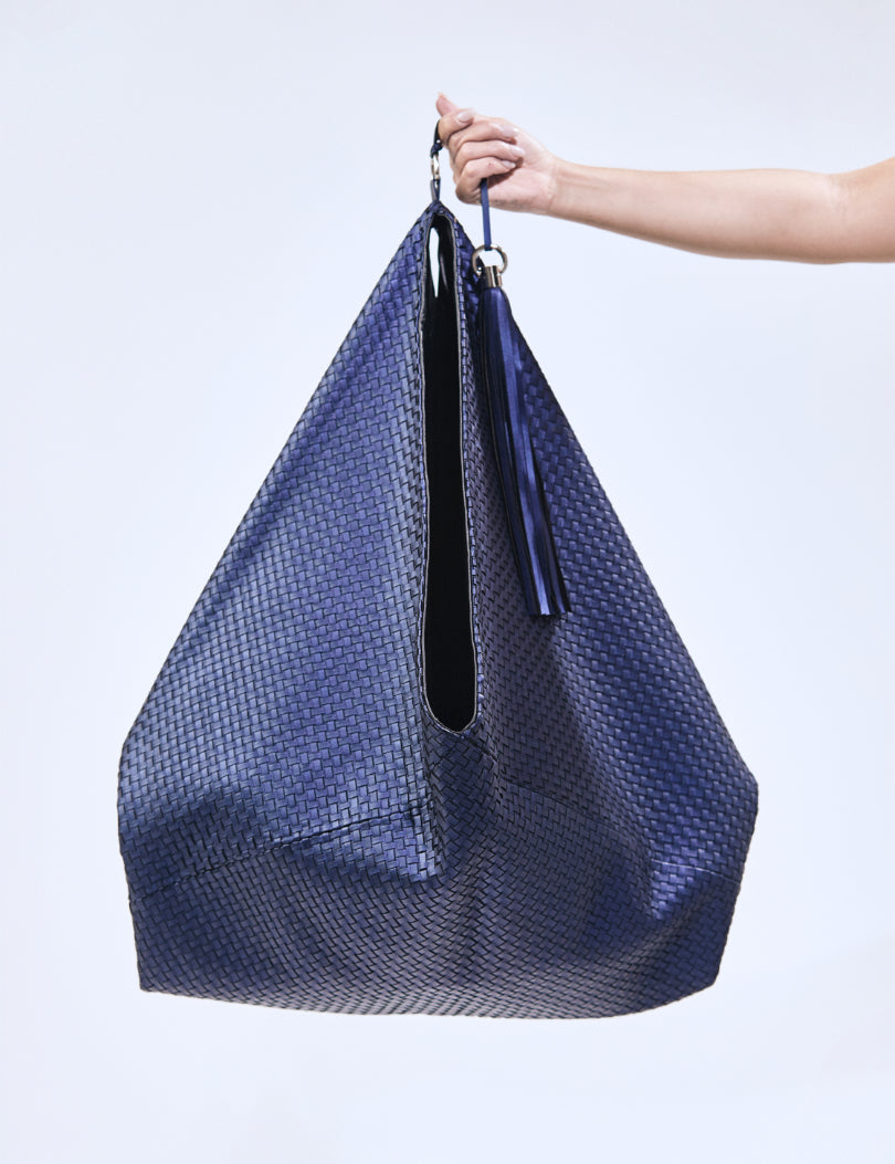 Bruno XL Azul Metálico Atrio Piel 