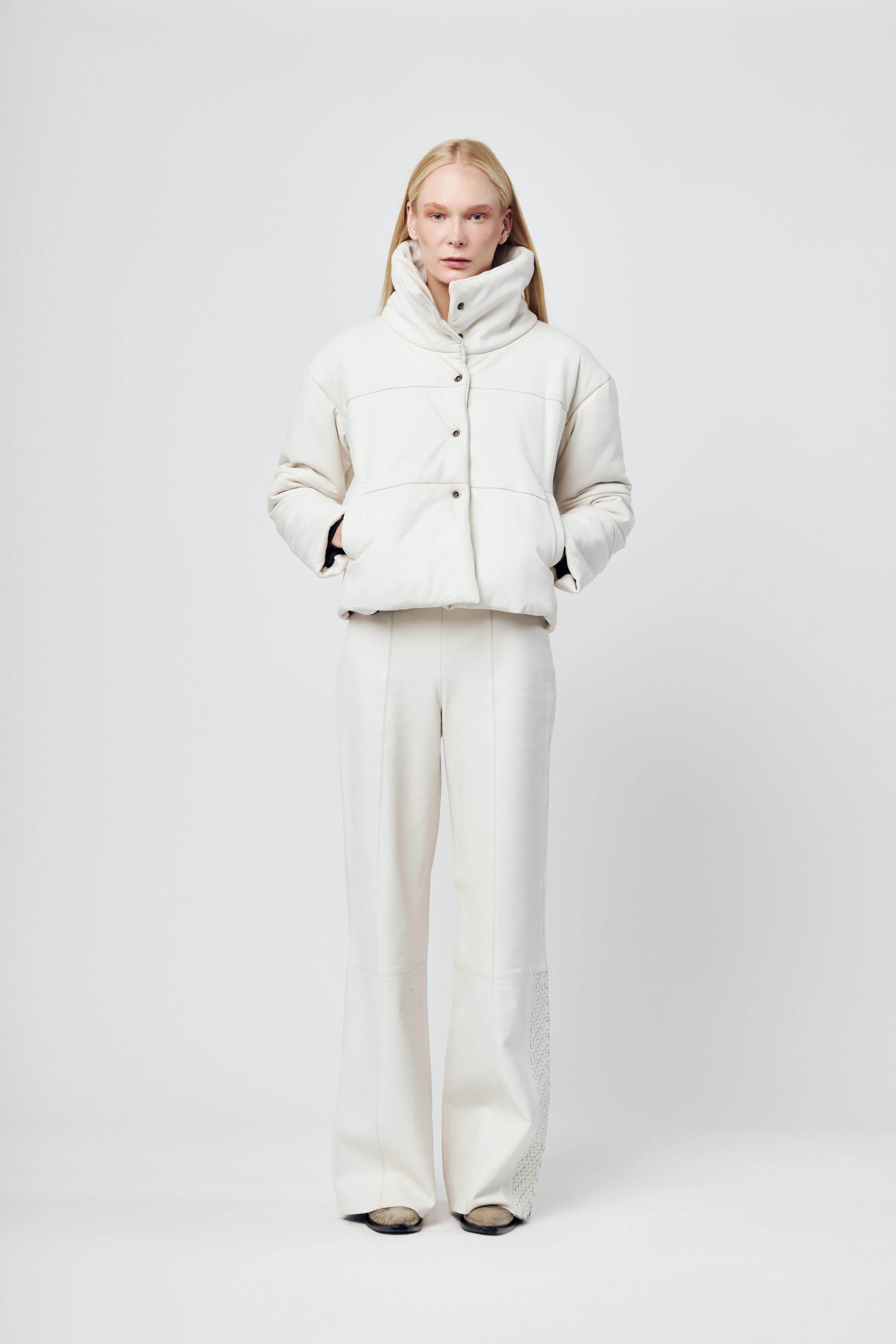 Chamarra Almohada Perla Blanco