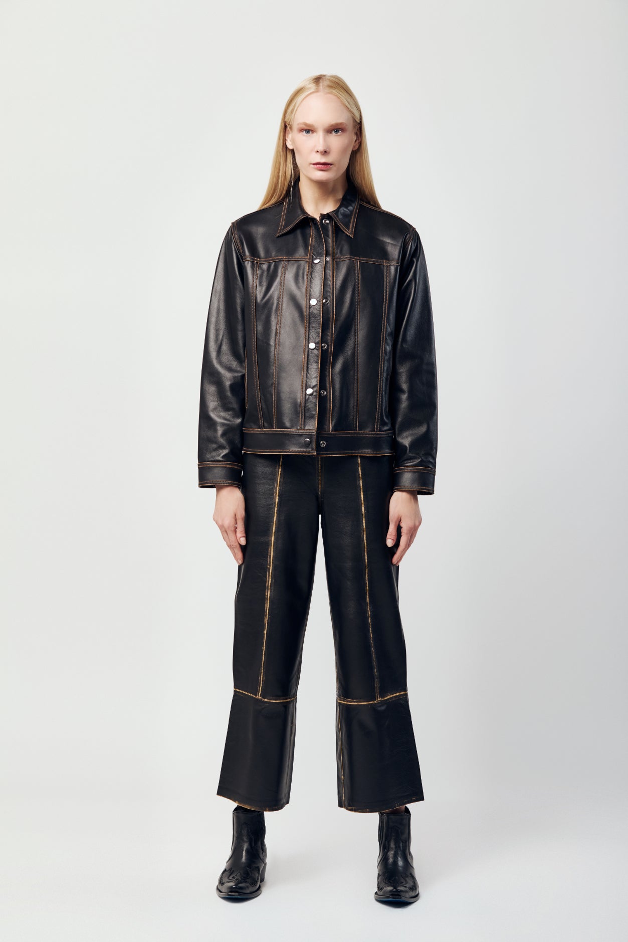 Pantalón Yolanda Culotte con pretina Negro Gerel