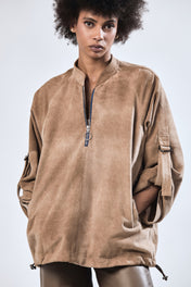 Sudadera Jogger Cafe ante Piel Atrio