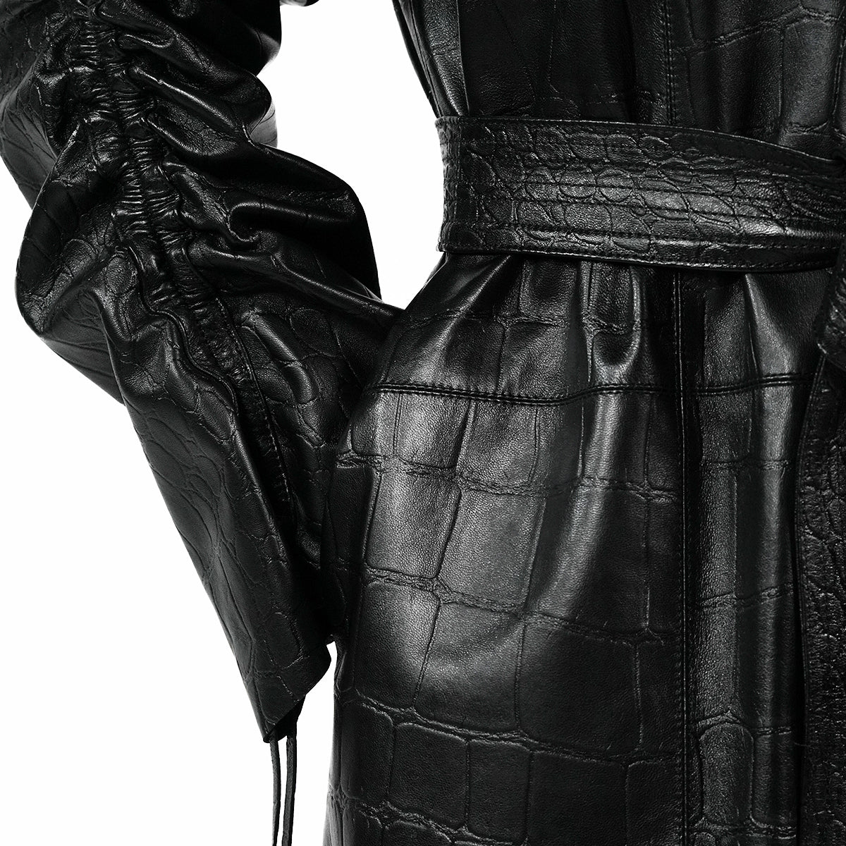 Vestido Camisero Largo Coco Negro