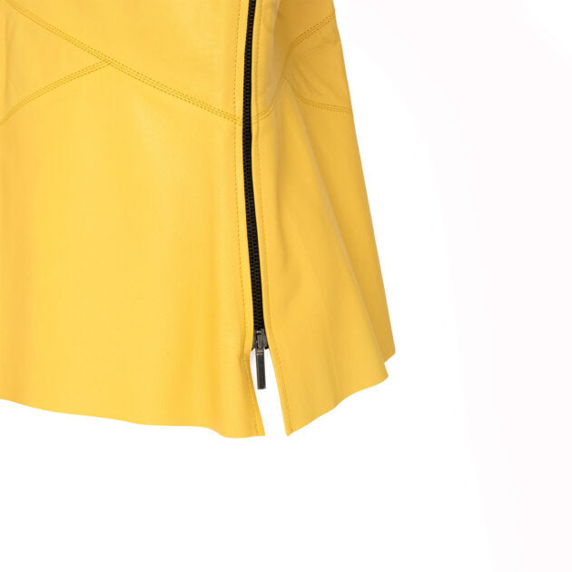 Yellow Silk Blouse