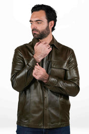 Francisco Olive Green Jacket